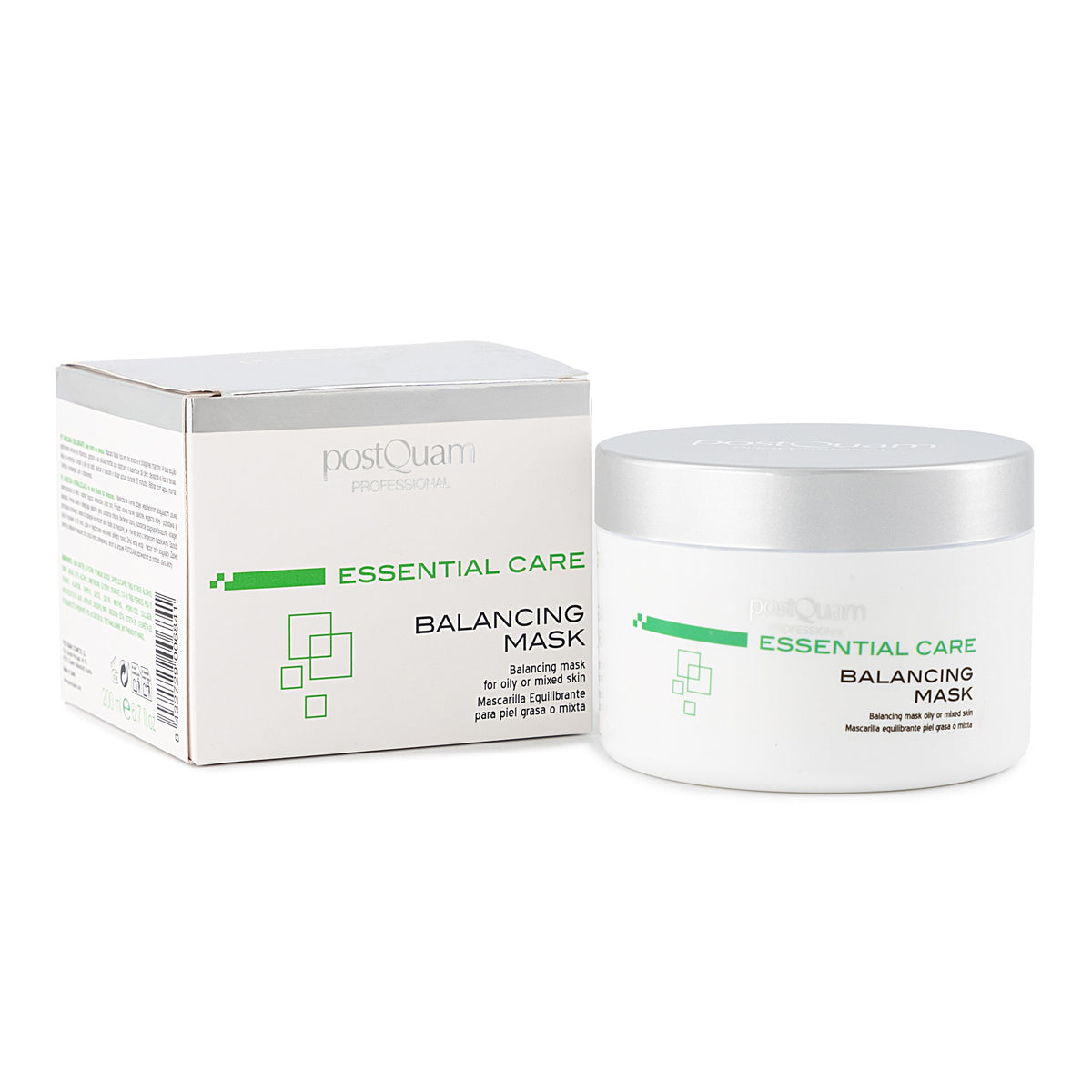 Maschera riequilibrante per pelle grassa o mista 200 ml