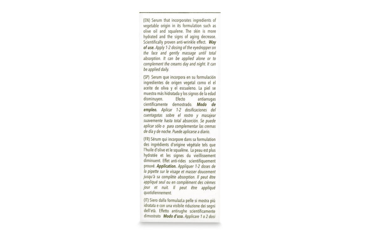 Siero olio viso Olive 30 ml