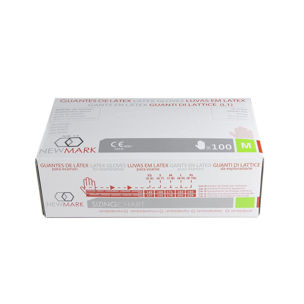Guante Latex sin Polvo Ambidiestro Caja 100 ud.