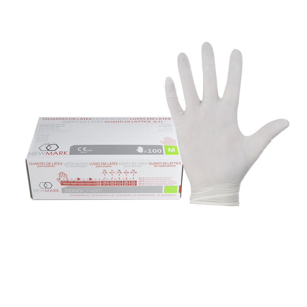 Guante Latex sin Polvo Ambidiestro Caja 100 ud.