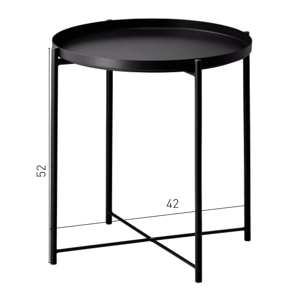 Tavolino Nordic Plate nero