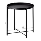 Tavolino Nordic Plate nero