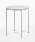Mesa auxiliar Nordic Plate branca