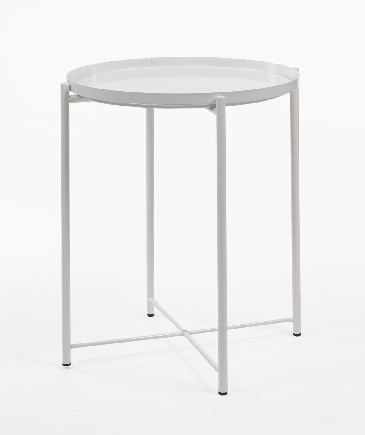 Mesa Auxiliar Nordic Plate White