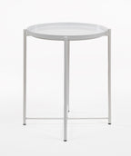 Mesa auxiliar Nordic Plate branca