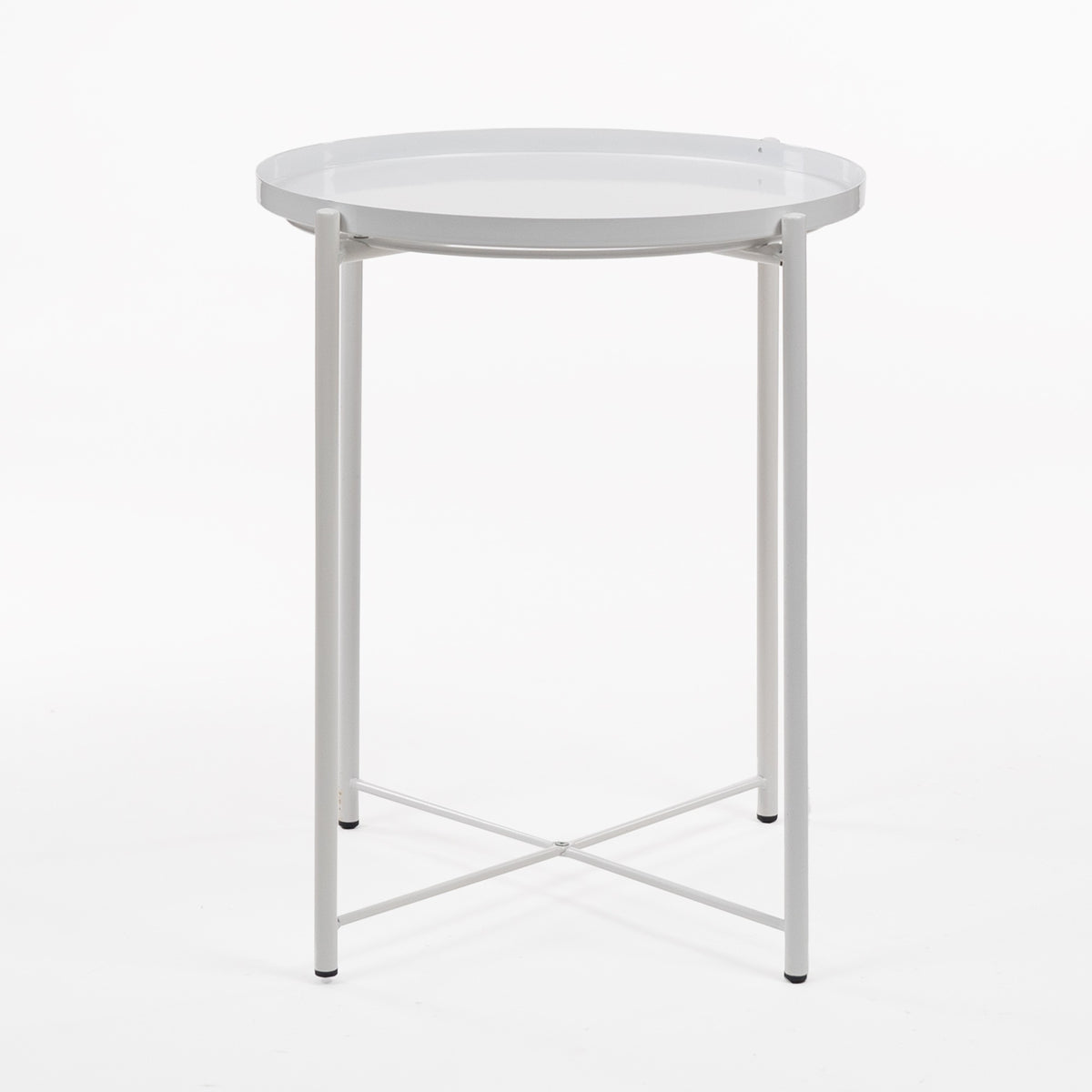 Mesa Auxiliar Nordic Plate White
