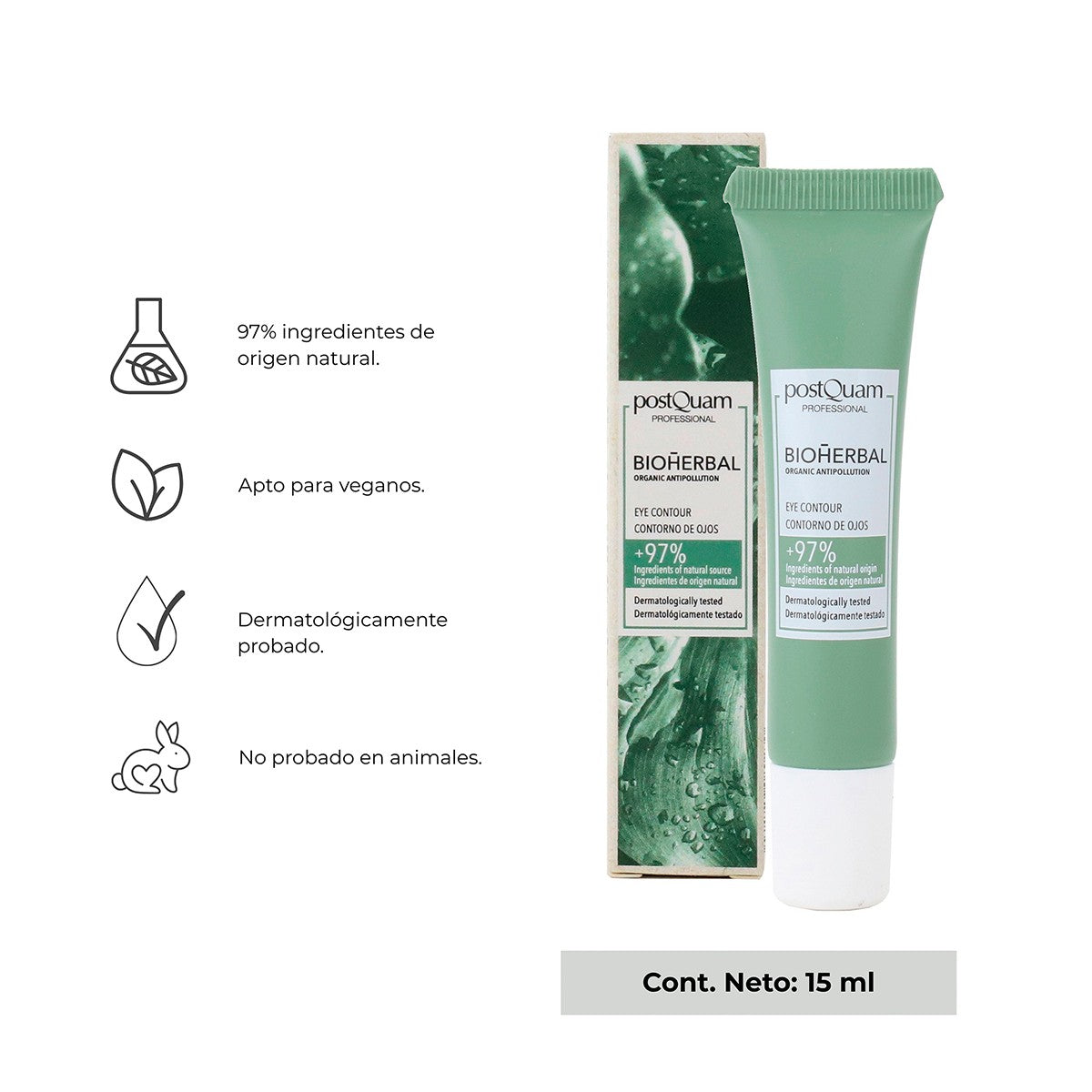 Contorno de Ojos Bioherbal 15ml.
