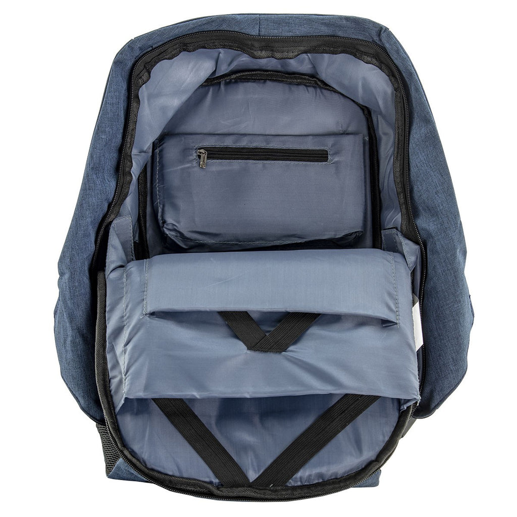 Sac à dos antivol JCOlivier bleu