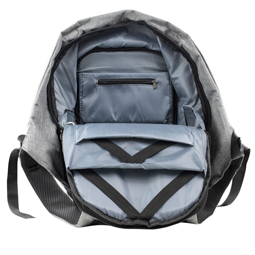 Sac à dos antivol JCOlivier gris