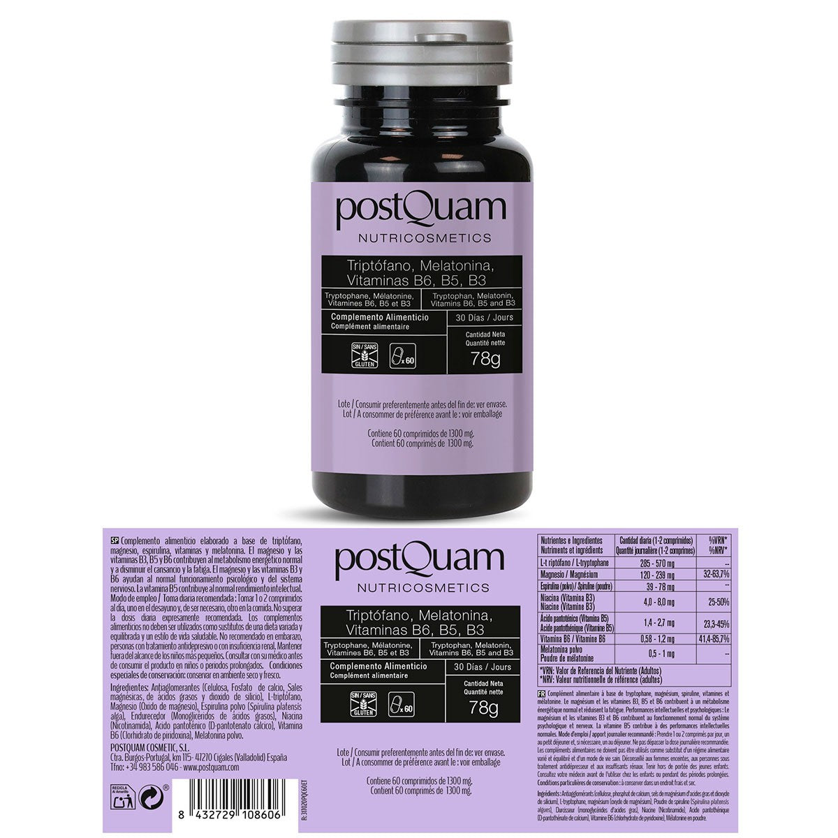 Triptofano e spirulina 60 compresse