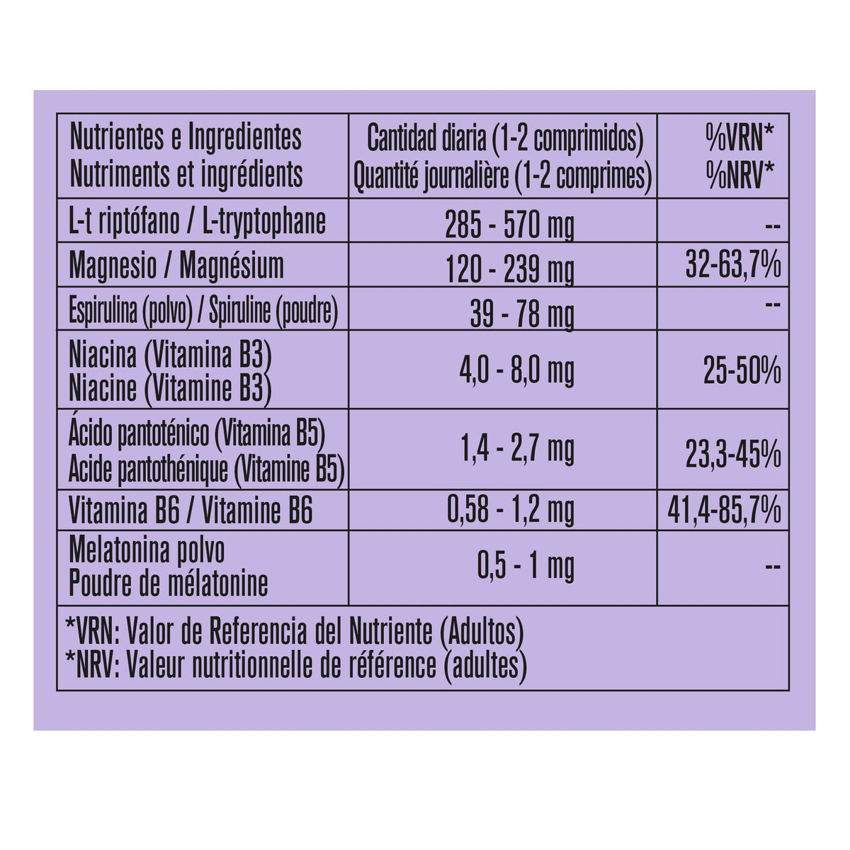 Triptofano e spirulina 60 compresse