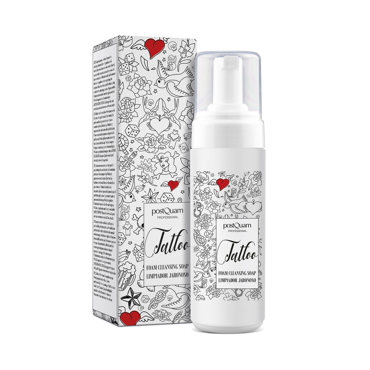 Espuma de limpeza para tatuagem 150ml