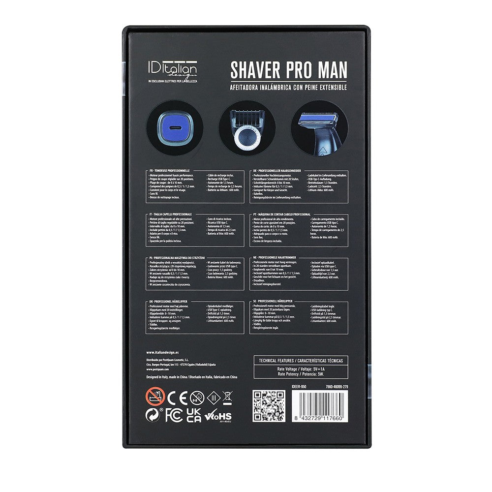Shaver Pro Man rasoio professionale regolabile