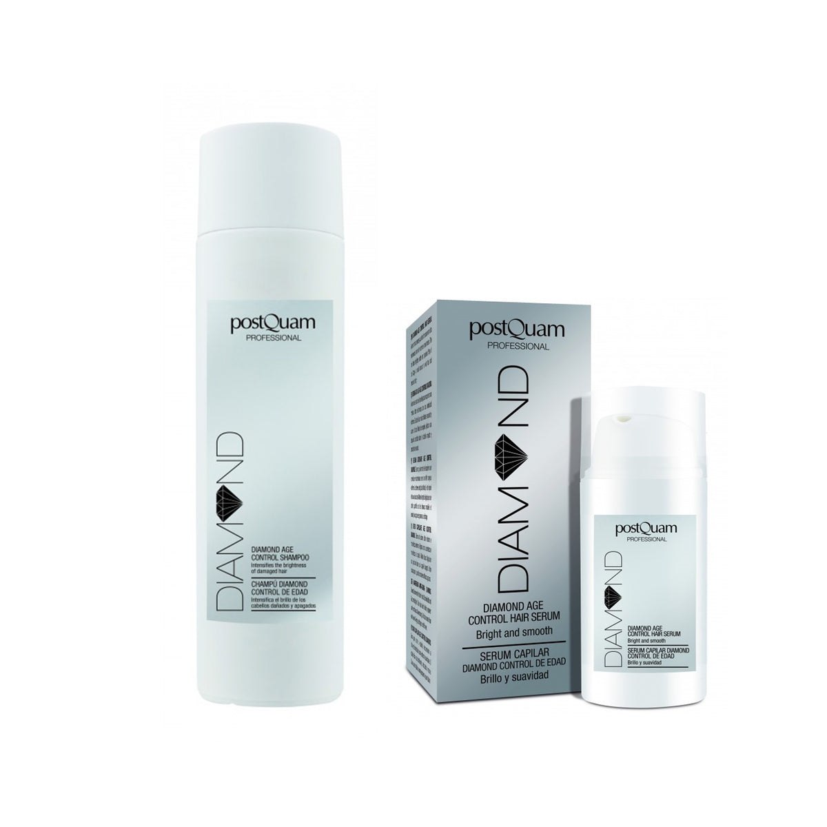CONFEZIONE SHAMPOO DIAMANTE 250ML. + SIERO 30ML.