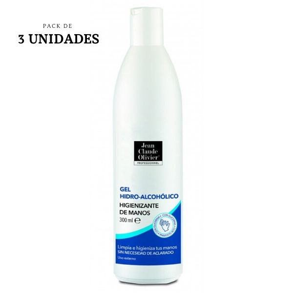 GEL HIDROALCOHOLICO JCO 300ML (PACK DE 3 )