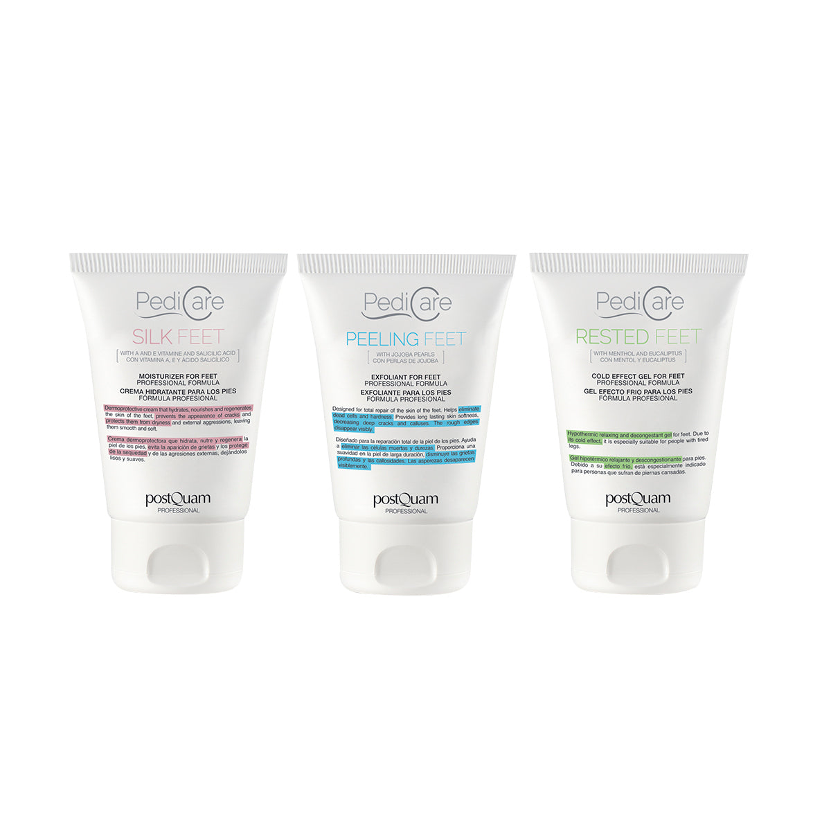 PACK LÍNEA PEDICARE POSTQUAM PROFESSIONAL