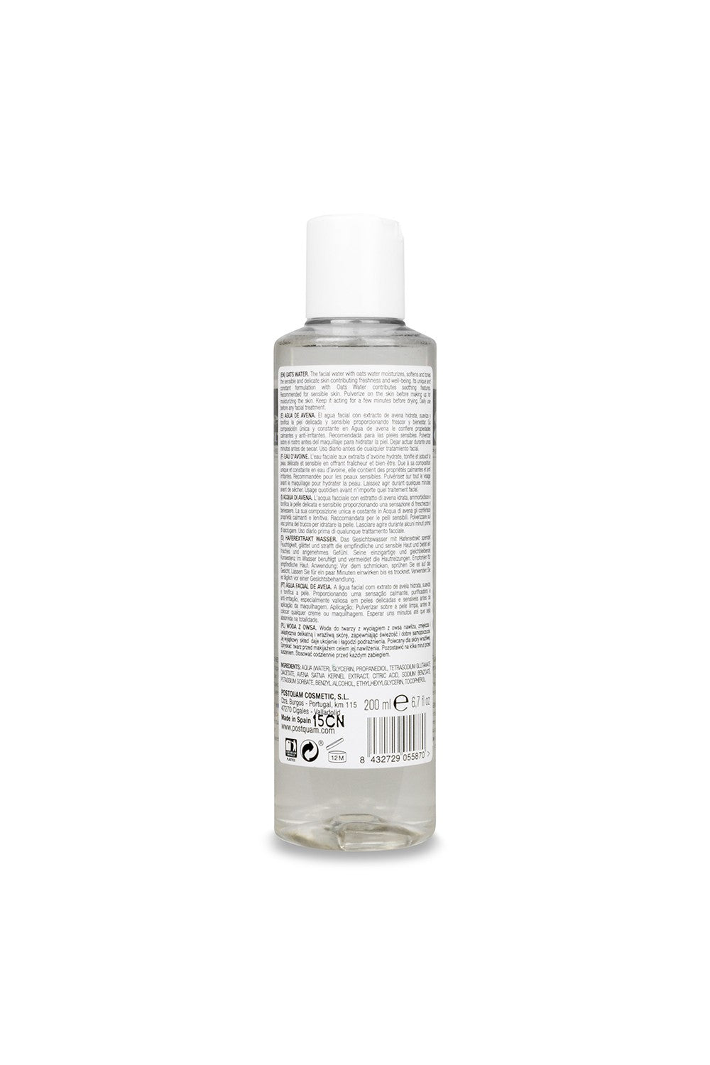 Agua Facial de Avena JCO