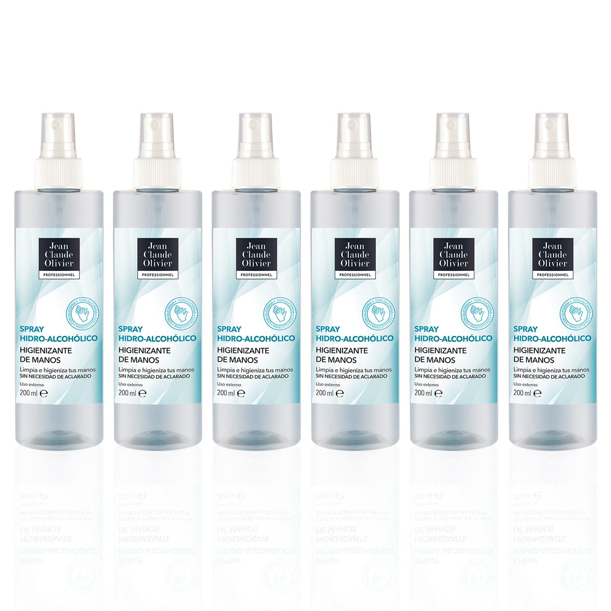 Confezione da 6 spray idroalcolici JCOHIDSPR01