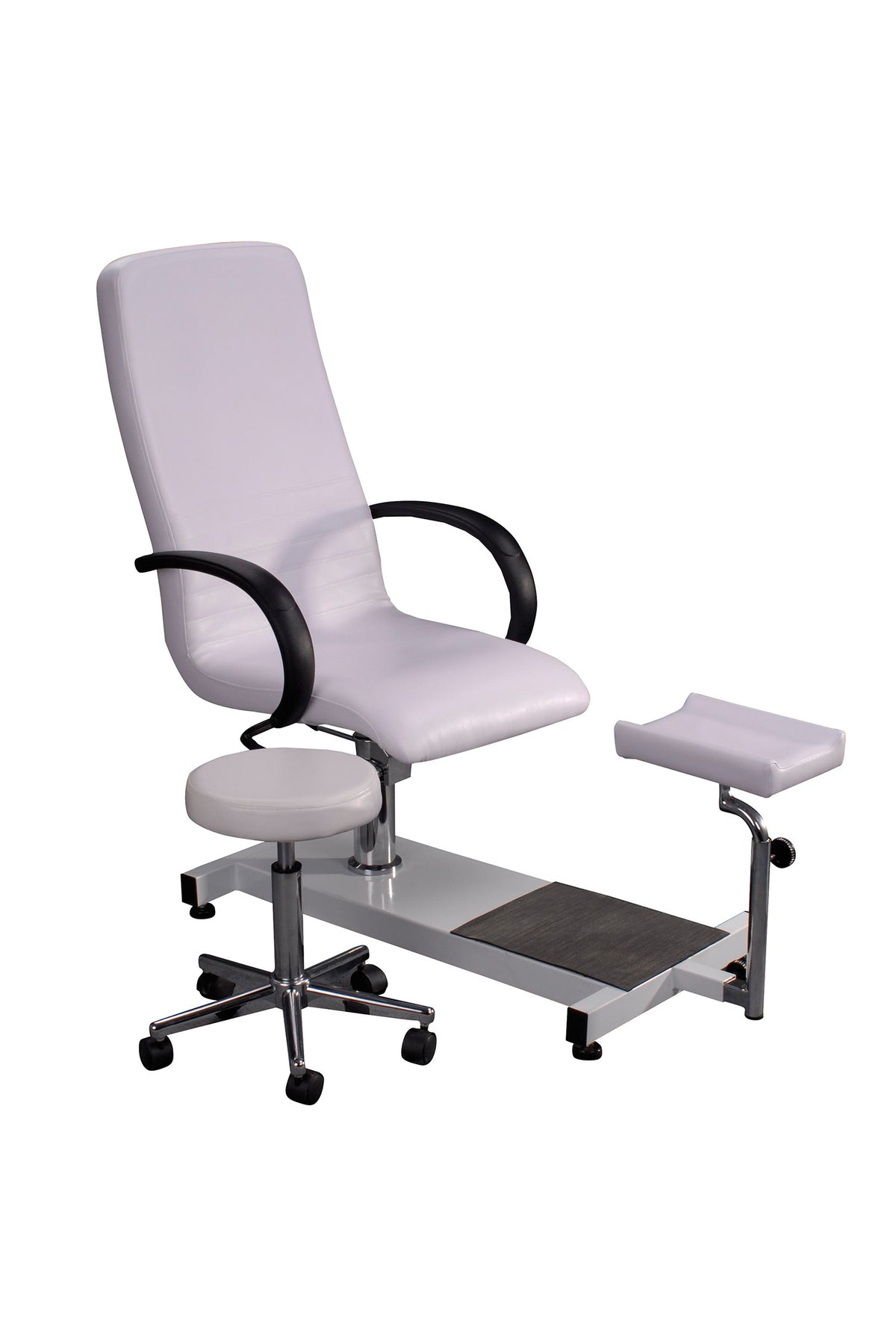 Cadeira de manicure-pedicure hidráulica Torino branca