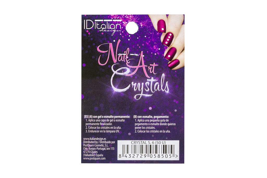 Cristaux nail art. crystal s. 6 (50 u)
