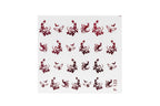 Autocollants pour nail art. fleurs rouges