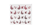 Autocollants pour nail art. fleurs rouges