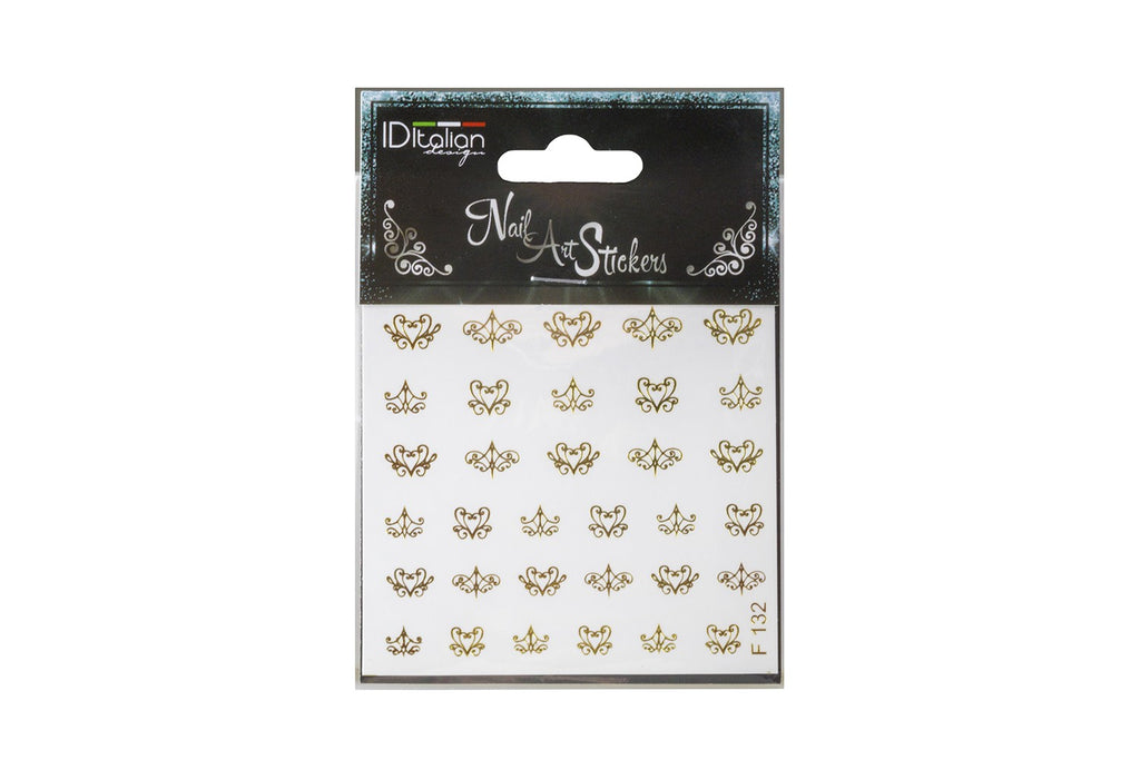 Adesivos de nail art. filigrana de ouro