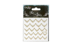 Autocollants pour nail art. filigrane marron