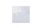 Maschera in vinile per nail art. cuori argento