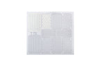 Máscara de vinil para nail art. linhas douradas