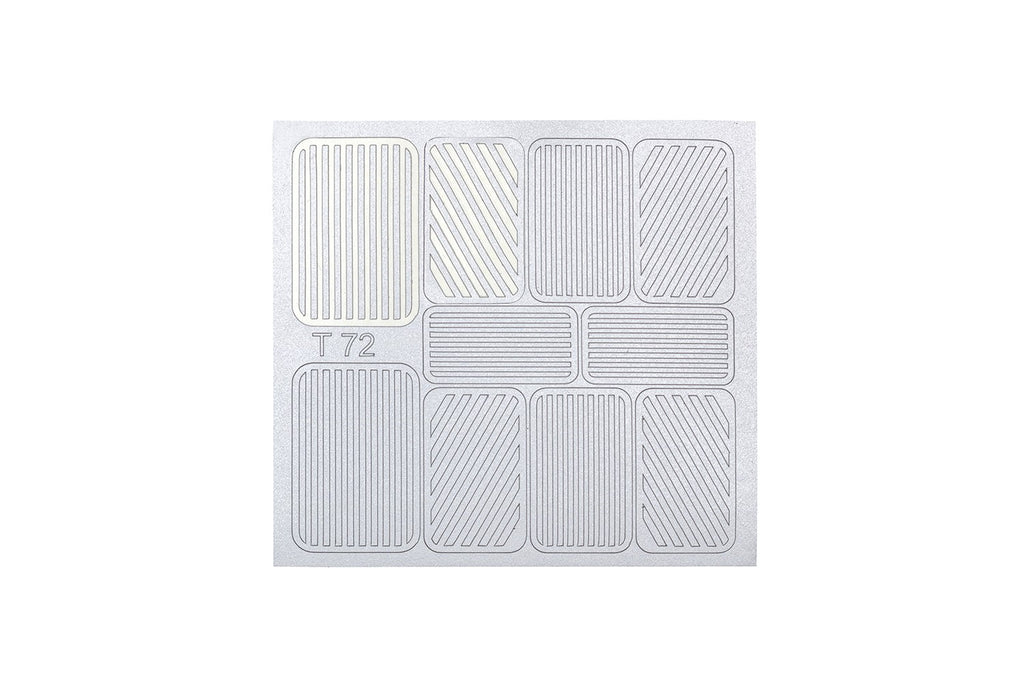 Máscara de vinil para nail art. linhas douradas