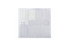 Máscara de vinil para nail art. linhas douradas