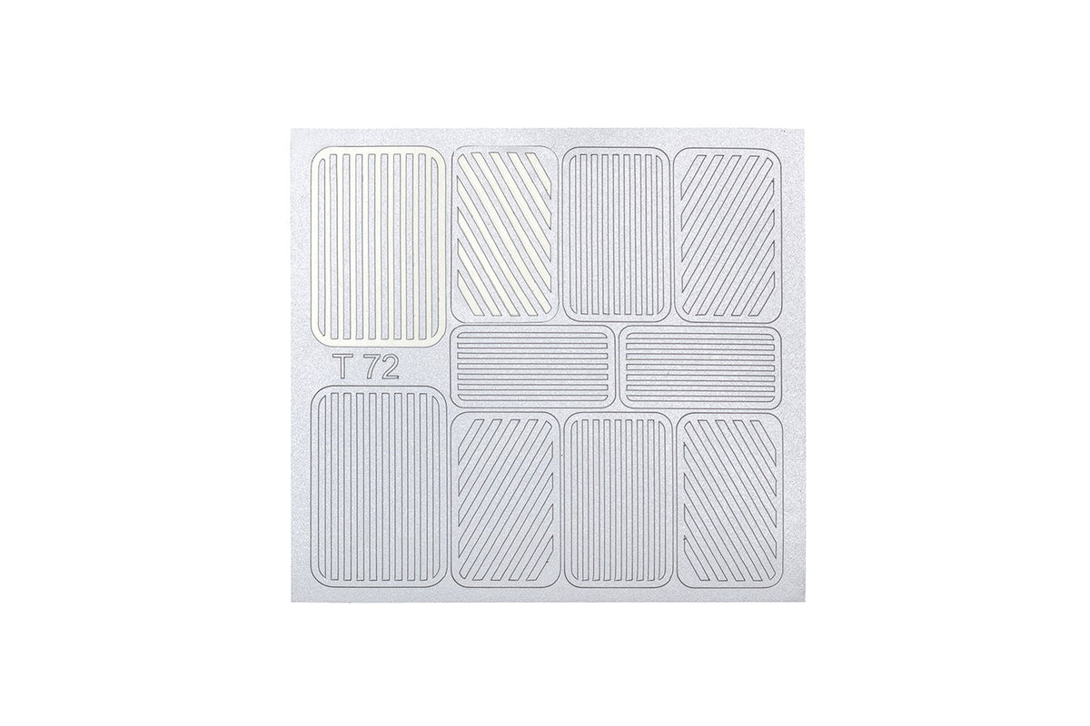 Máscara de vinil para nail art. linhas douradas