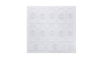 Máscara de vinil para nail art. espirais douradas