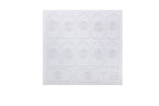Máscara de vinil para nail art. espirais douradas