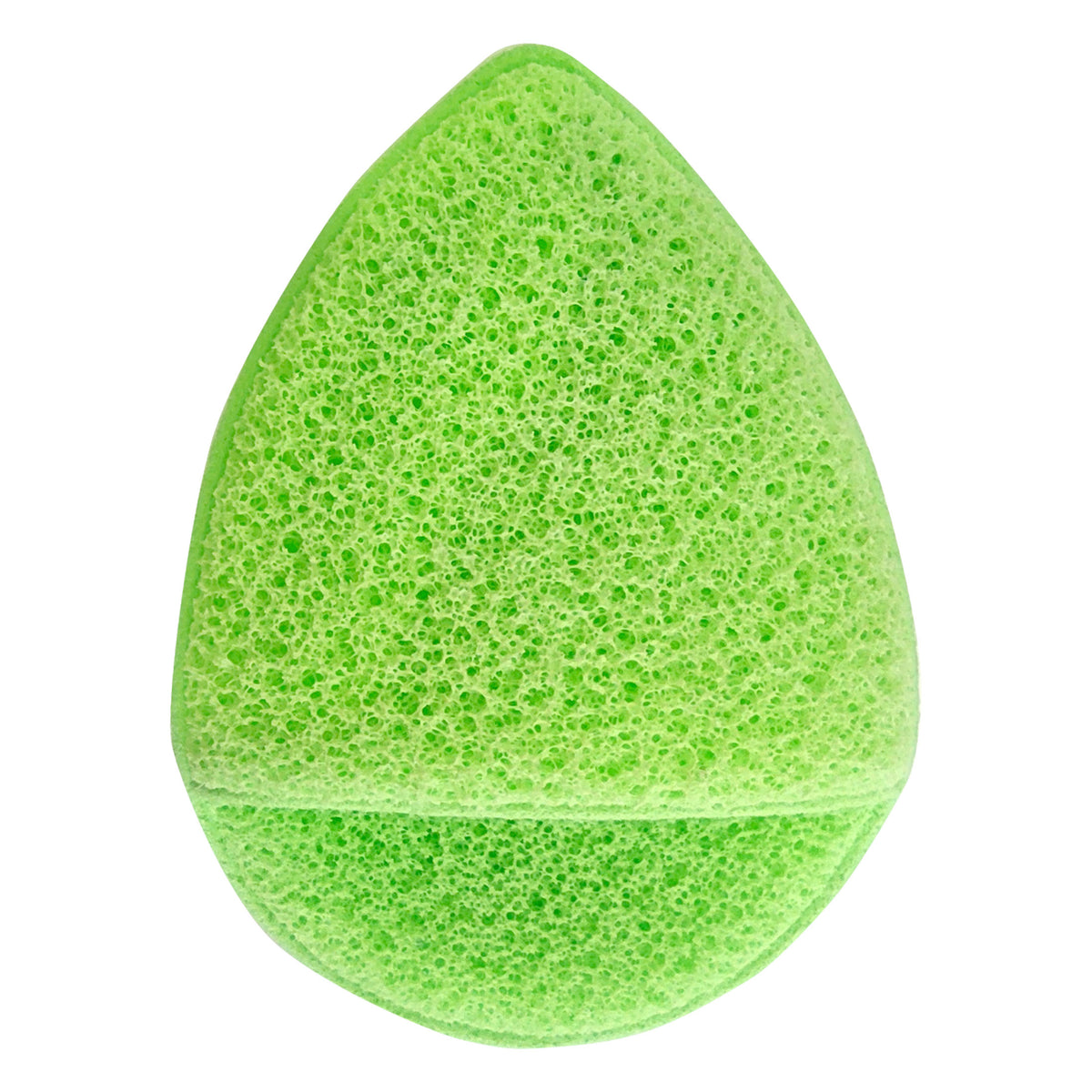 Grüner Gesichtsreinigungsschwamm