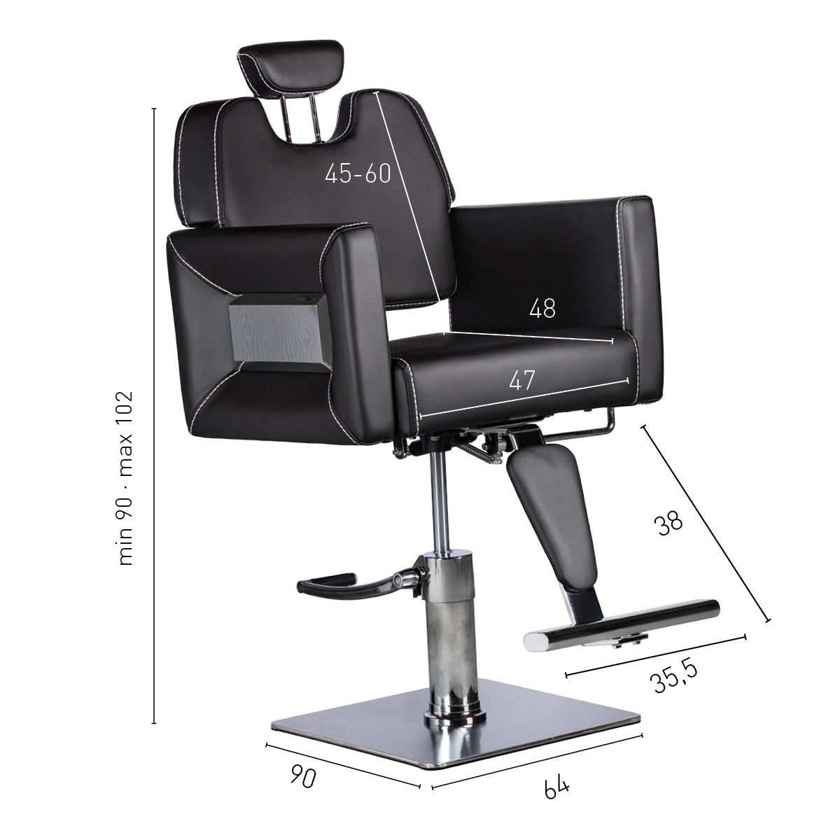 SILLON ACKERMANN NEGRO