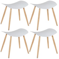 LOTE BANQUETA VIENA BLANCA