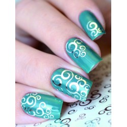 NAIL ART STICKERS SILVER...