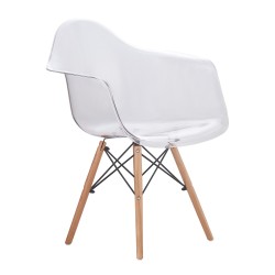 FAUTEUIL EN VERRE STOCOLMO