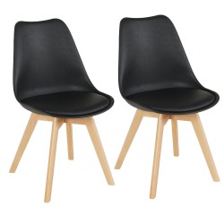 LOTE SILLA COPENHAGUE NEGRO