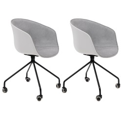 LOTE SILLA CUTE WHEELS GRIS