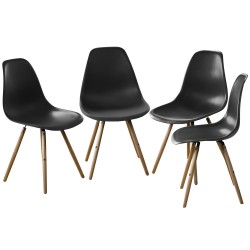 LOTE SILLA EIFFEL BLACK...