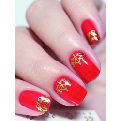 NAIL ART STICKERS GOLD...
