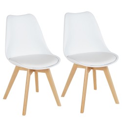 LOTE SILLA COPENHAGUE BLANCO